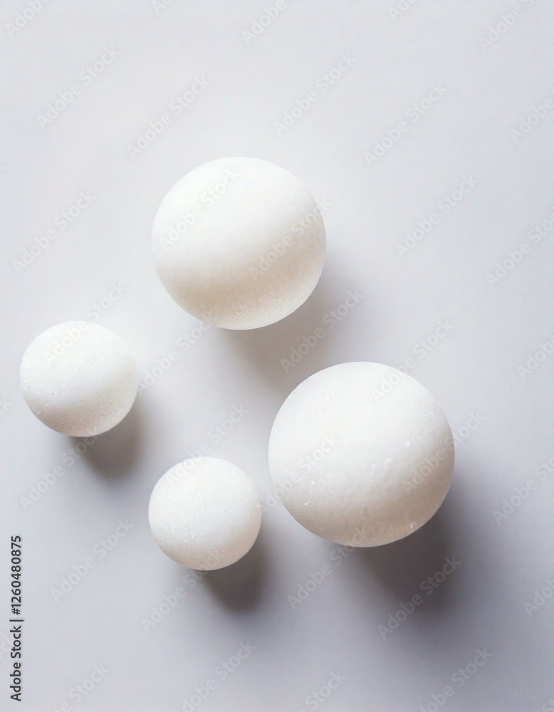 Clear water drops floating on a white background. Soft and transparent cosmetic background material. Clear water drops floating on a white background. Soft and transparent cosmetic background material.