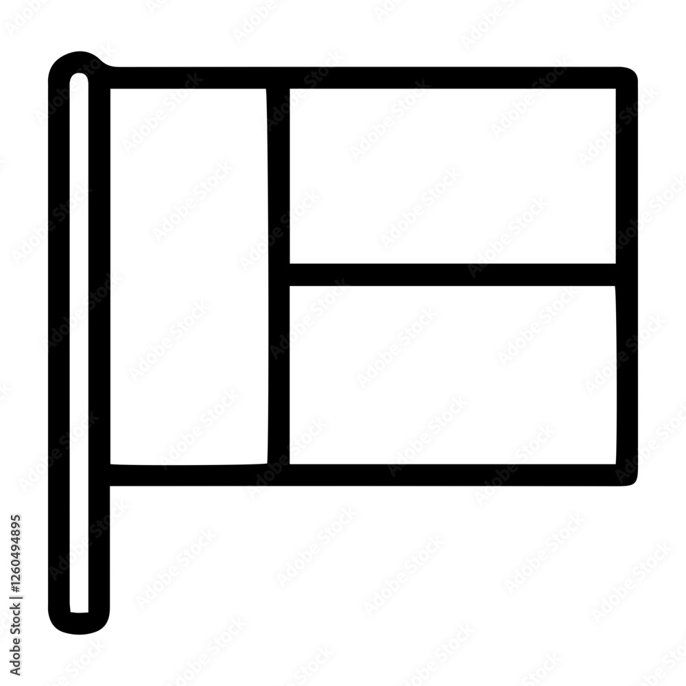 Line art illustration of the flag of Madagascar. Symbolizes Madagascar, Malagasy culture, history, independence, and identity. Perfect for travel, culture, history, and patriotism concepts Line art illustration of the flag of Madagascar. Symbolizes Madagascar, Malagasy culture, history, independence, and identity. Perfect for travel, culture, history, and patriotism concepts