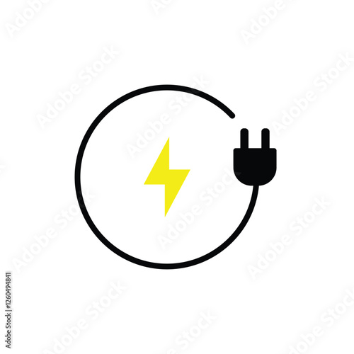 Lightning icon. High voltage. Charging location. Electric charging. Lightning sign. Charging icon. Electric sign. Charger sign. Charging the battery