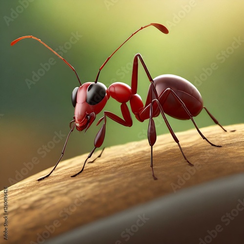 Close-up portrait of an ant