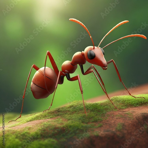 Close-up portrait of an ant