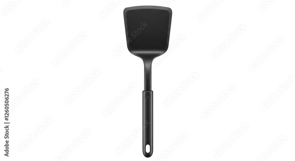 Black Spatula Cooking Utensil for Food Preparation Black Spatula Cooking Utensil for Food Preparation