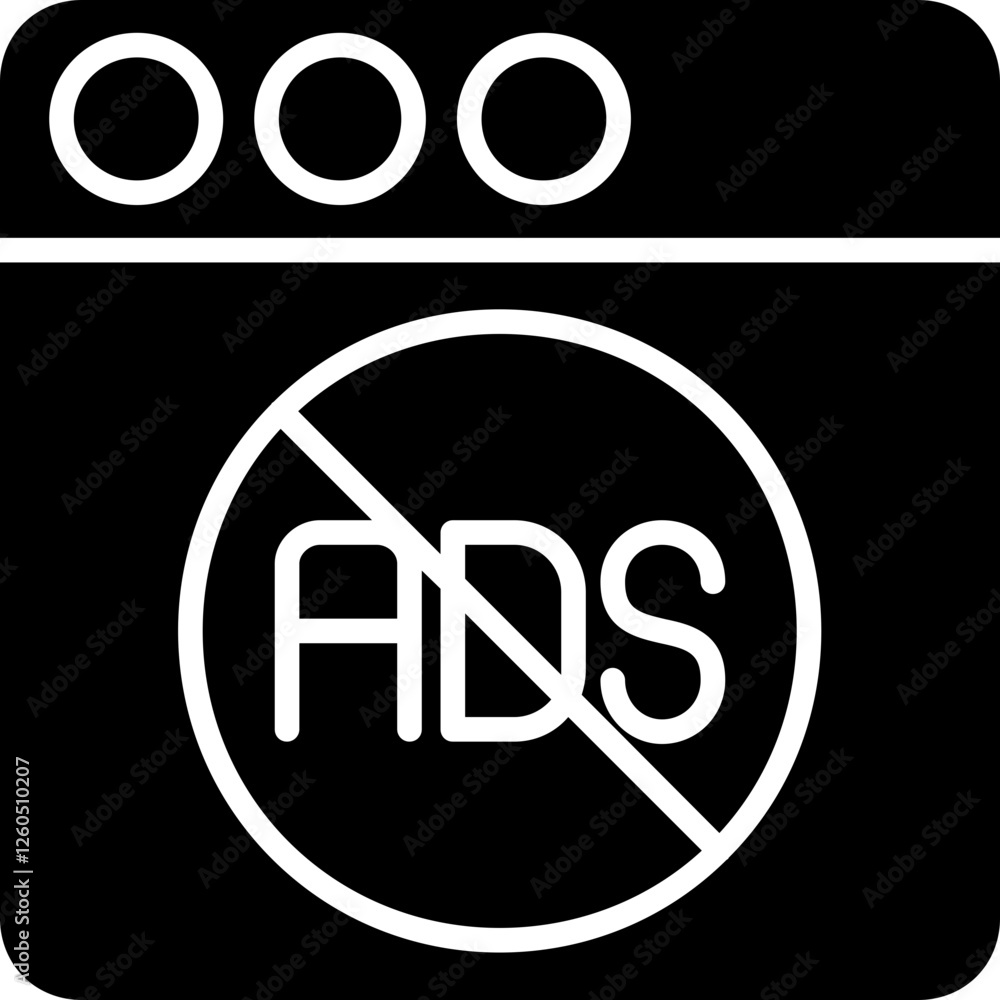 Ad Block Icon Ad Block Icon