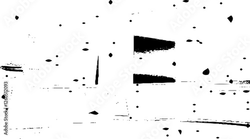 Abstract monochrome background. Grunge black and white background. Abstract monochrome texture. Surface in chips, cracks, scuffs.