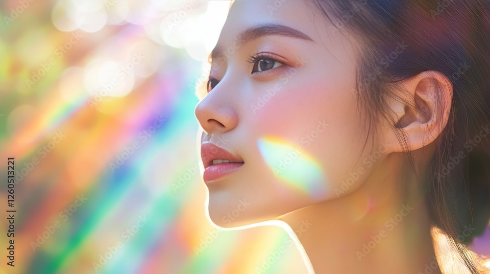 Radiant Beauty: A Captivating Female Portrait Radiant Beauty: A Captivating Female Portrait