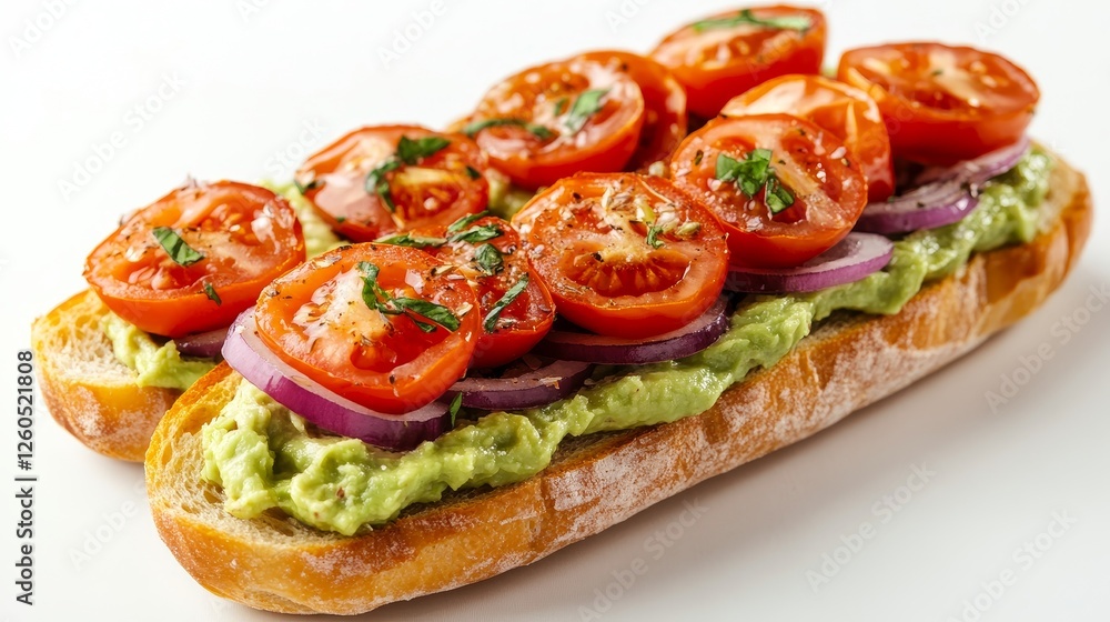Avocado Toast with Roasted Tomatoes and Red Onion Avocado Toast with Roasted Tomatoes and Red Onion