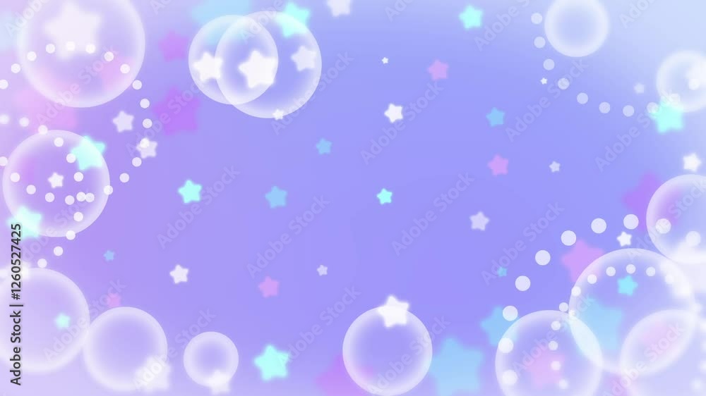 キラキラ星のかわいい背景素材 キラキラ星のかわいい背景素材
