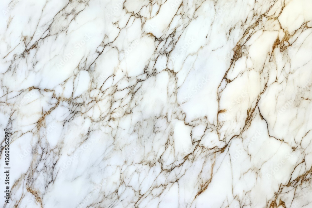 White marble surface with gray and gold veins. AI generated White marble surface with gray and gold veins. AI generated