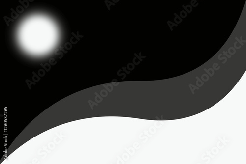 moon in the night moon abstract