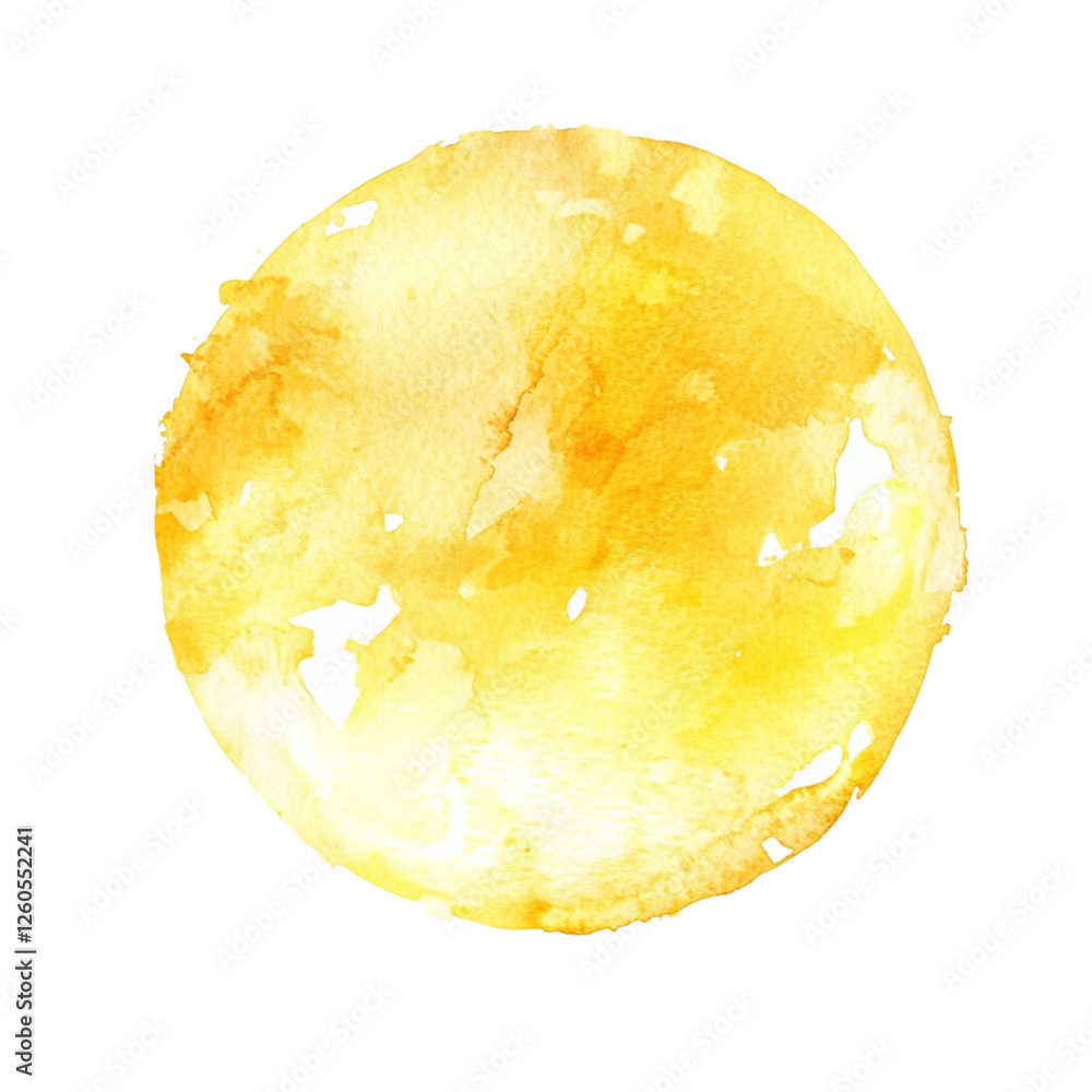 Watercolor sun in different creative styles on white background. Watercolor sun in different creative styles on white background.