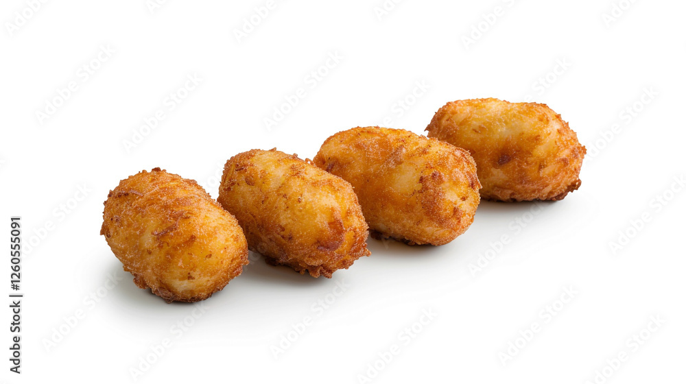 fried potatoes isolated on white background fried potatoes isolated on white background