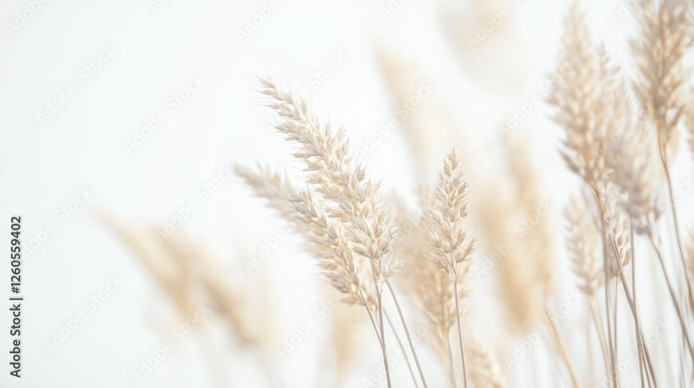 Soft beige grass swaying gently in light. Use for a background image Soft beige grass swaying gently in light. Use for a background image