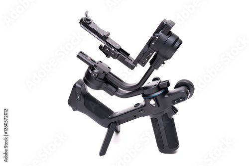 Modern motorized stabilizer Scorp 2 on white background. photo