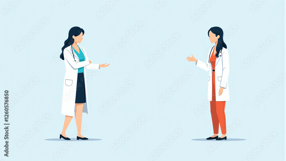 Healthcare Professionals Engaging in Conversation Healthcare Professionals Engaging in Conversation