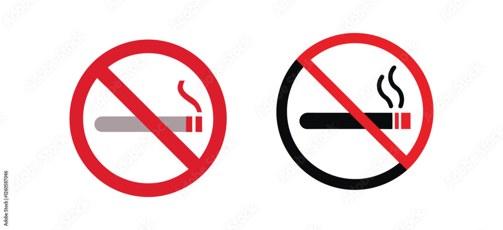 No Smoking Signs, Prohibition of Smoking No Smoking Signs, Prohibition of Smoking