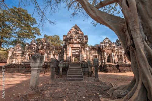 Prasat Sdok Kok Thom (Sdok Kok Thom Ancient Temple), Sa Kaeo Province, Thailand. photo