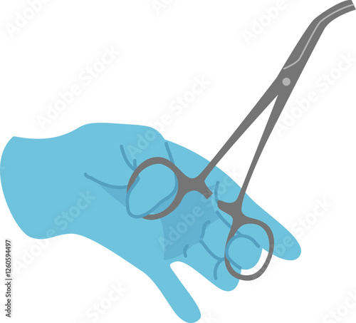 scissors cutting a wire