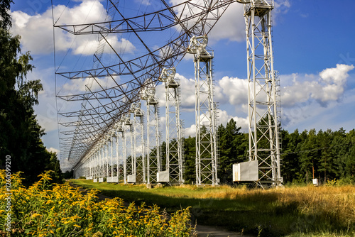 Radio astronomy antenna DKR-1000 in Pushchino, Russia photo