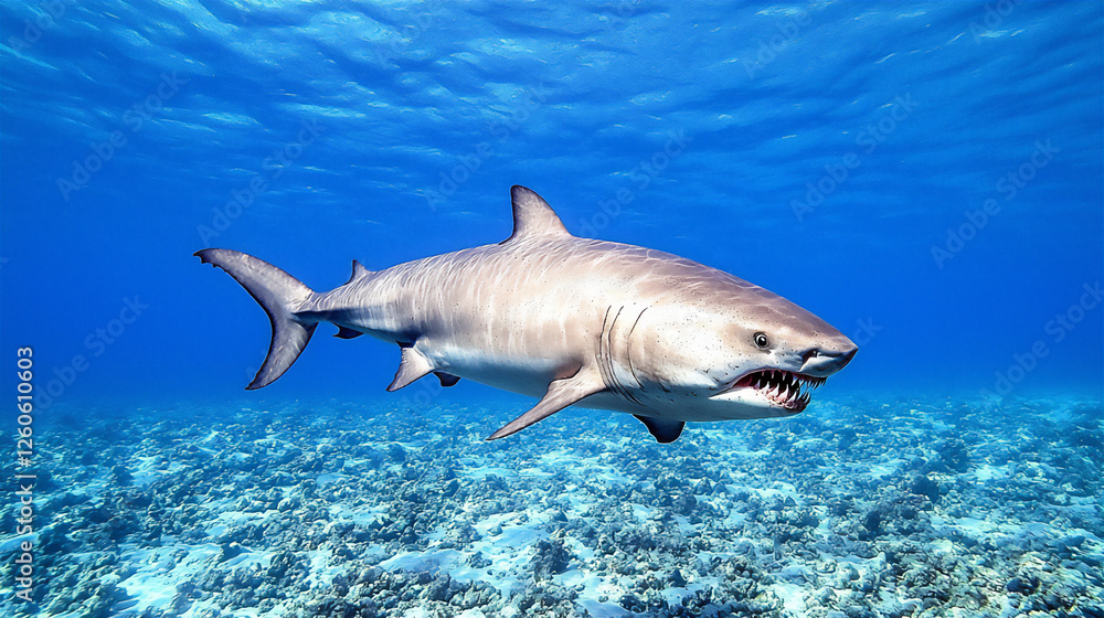 Fototapeta premium deep sea predator hunting