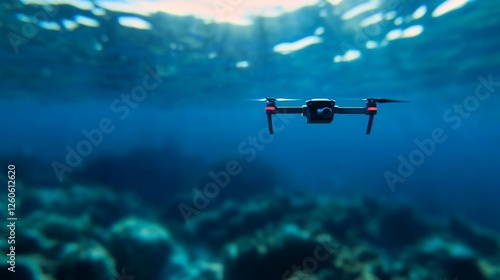 Wallpaper Mural Underwater drone captures the enigmatic depth of aquatic exploration Torontodigital.ca