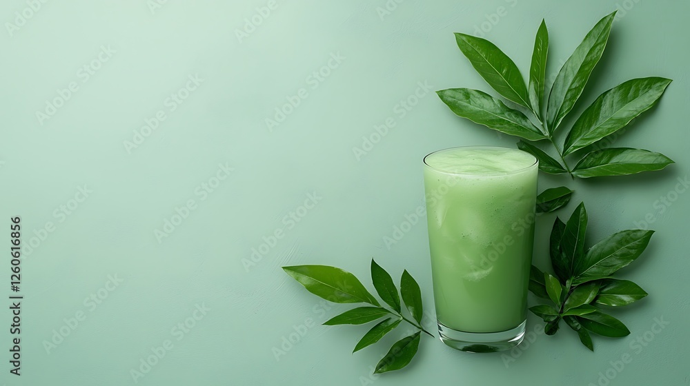Close-up of a refreshing healthy drink natural beverage for a wellness lifestyle Close-up of a refreshing healthy drink natural beverage for a wellness lifestyle