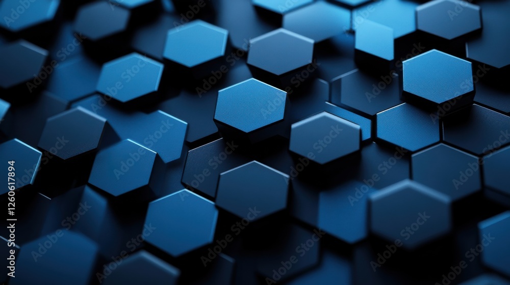 Stylish Blue background with hexagons and rectangles for design. Banner template with white center text area. Ideal for elegant designs. Stylish Blue background with hexagons and rectangles for design. Banner template with white center text area. Ideal for elegant designs.