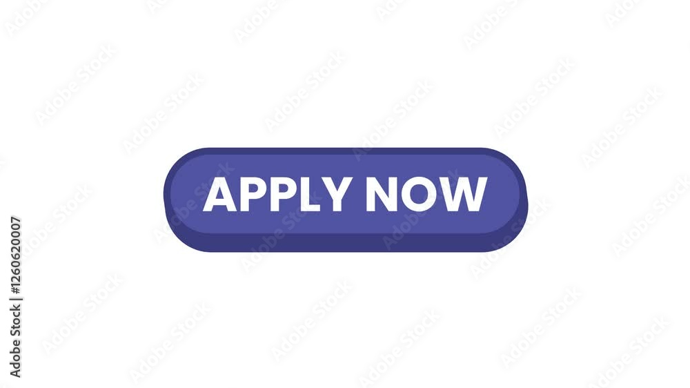 Apply now button animation, Transparent background. Apply now button animation, Transparent background.