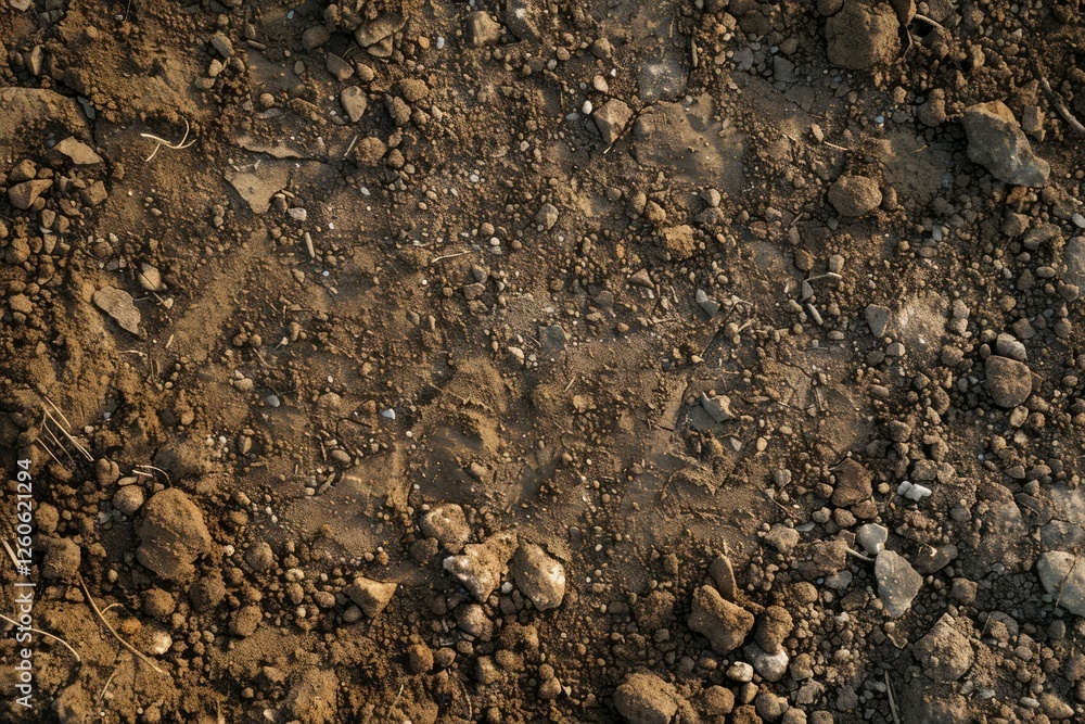 Image of Brown soil dirt surface. Texture for background usage Image of Brown soil dirt surface. Texture for background usage