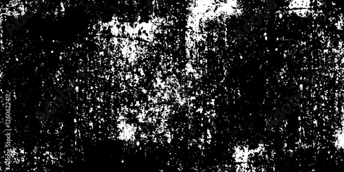 Abstract grunge black, white paper texture and texture of a concrete dust wall with cracks and scratches background design. vintage of old surface rusty rough background texture design.
