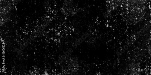 Abstract grunge black, white paper texture and texture of a concrete dust wall with cracks and scratches background design. vintage of old surface rusty rough background texture design.
