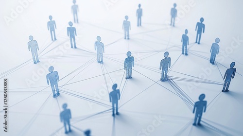 Connected Network of People in Digital Space