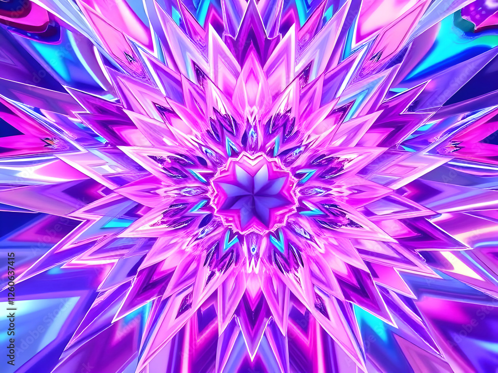 A Mesmerizing 3D Abstract Multicolor Visualization A Mesmerizing 3D Abstract Multicolor Visualization