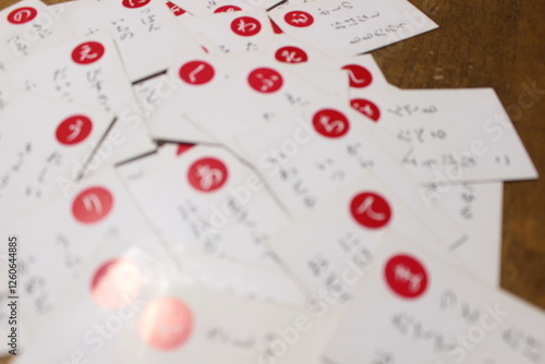 日本語のカルタの読み札