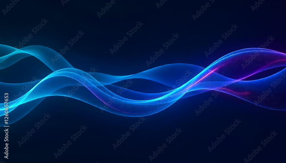 Fototapeta premium abstract dynamic line background with waves