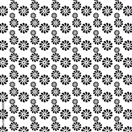 black and white seamless pattern