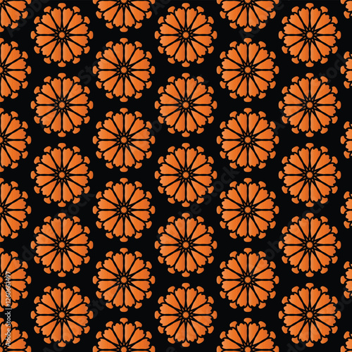 seamless pattern with flowers