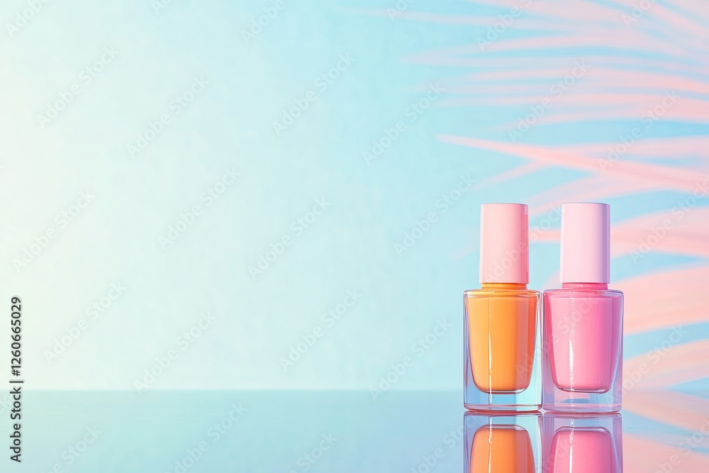 close-up composition featuring various nail polish bottles in vibrant colors arranged in aesthetically pleasing pattern close-up composition featuring various nail polish bottles in vibrant colors arranged in aesthetically pleasing pattern