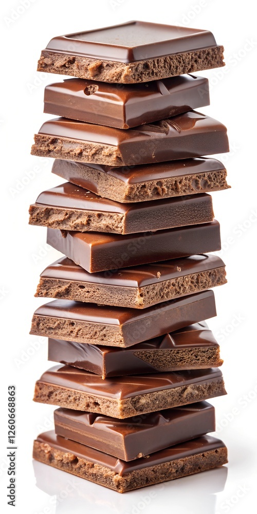 stack of chocolate stack of chocolate