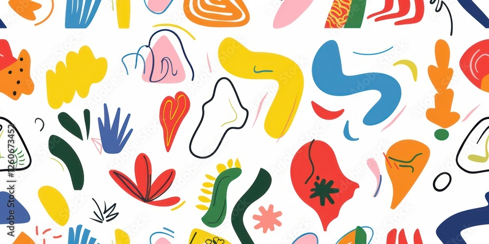 Colors abstract shapes white backgrounds simple art flat shading design uses 2d style flatly element curve wave dot round pop comic Colors abstract shapes white backgrounds simple art flat shading design uses 2d style flatly element curve wave dot round pop comic