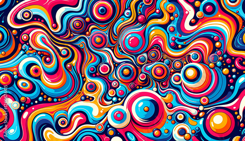 abstract psychedelic pattern photo