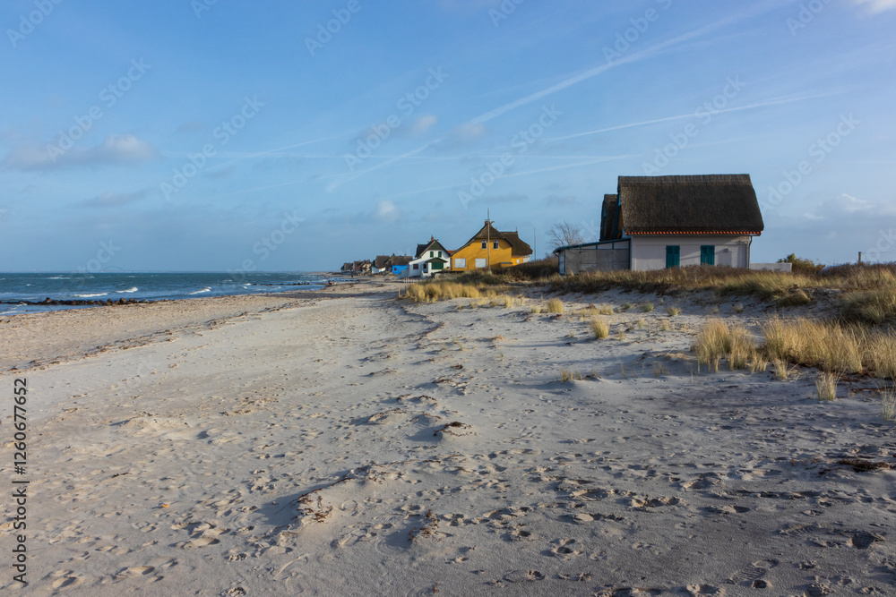 Strandhäuser an der Ostsee