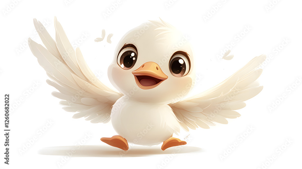 Adorable Baby Duckling with Wings Adorable Baby Duckling with Wings