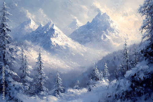Winter Mountain Vista