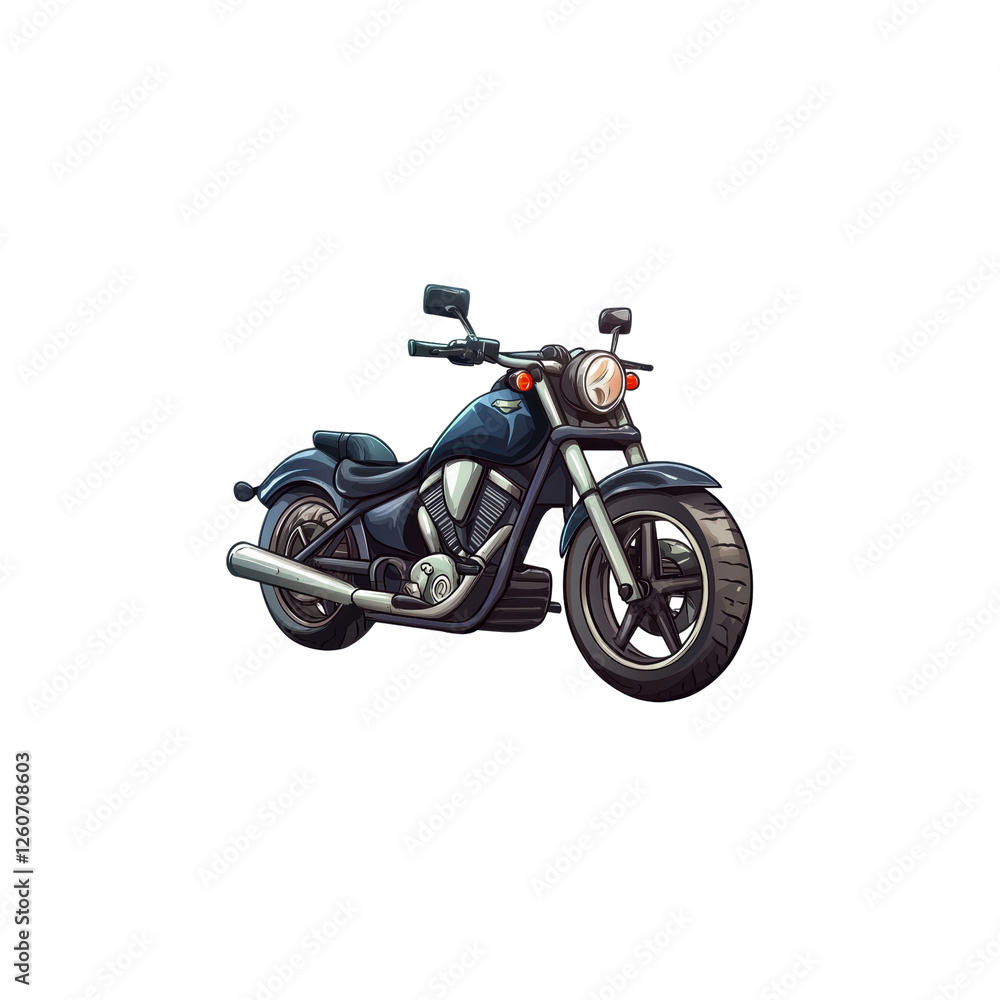 Sleek Black Motorcycle with Modern Design and Chrome Accents Sleek Black Motorcycle with Modern Design and Chrome Accents