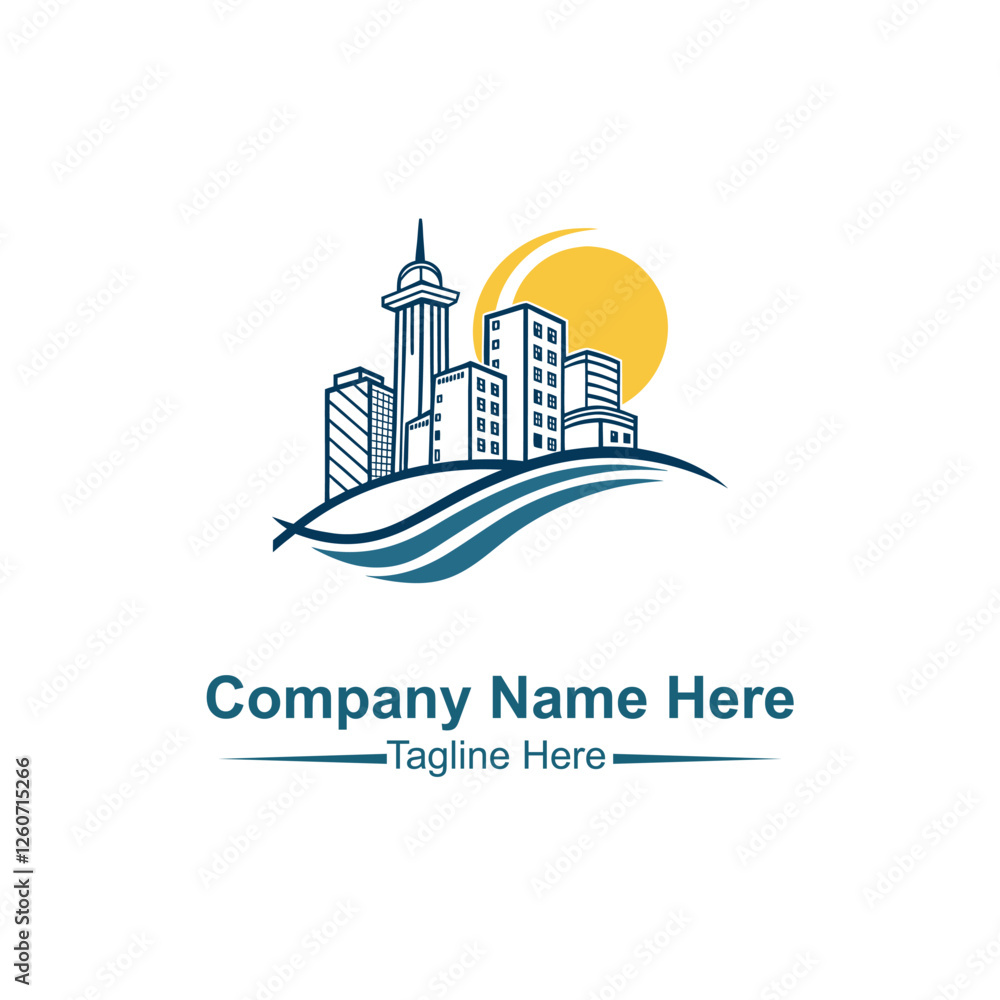 Naklejka premium Real Estate logo
