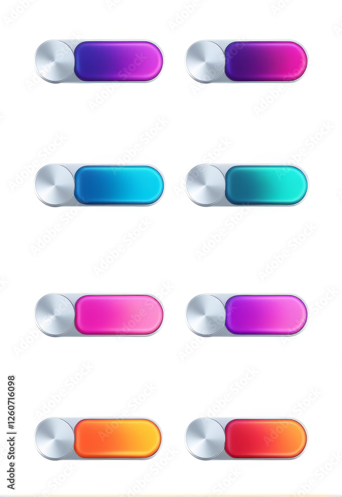 Gradient Tech Sense Network Button Icon Design Elements Gradient Tech Sense Network Button Icon Design Elements