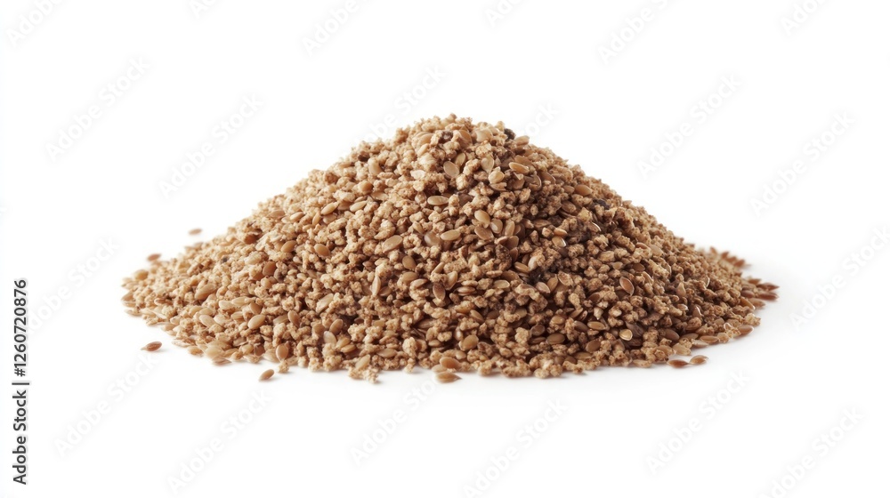 Pile of Ground Spices Isolated on White Pile of Ground Spices Isolated on White