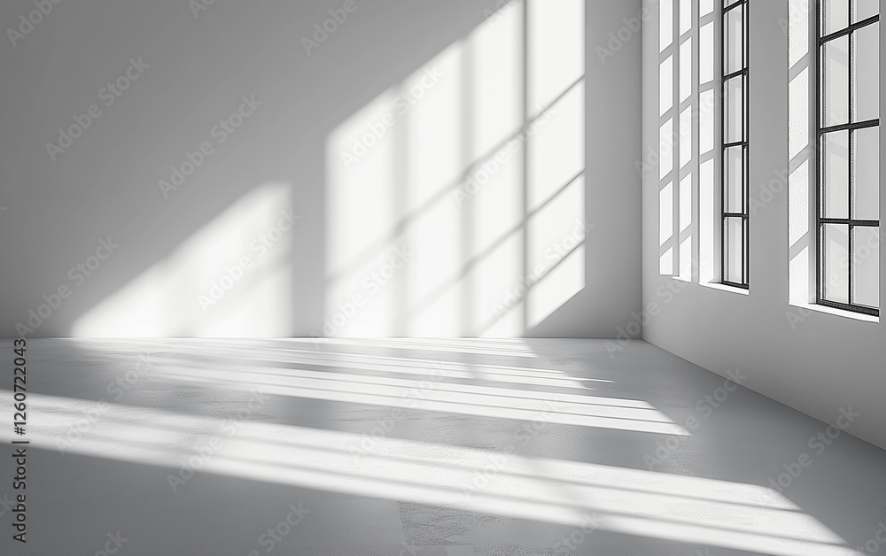 Fototapeta premium interior, room, empty, window, floor, architecture, office, wall, corridor, home, house, design, building, nobody, apartment, light, door, space, glass, hall, new, view, indoors