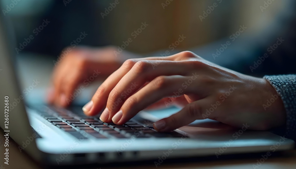 a person typing on a keyboard a person typing on a keyboard