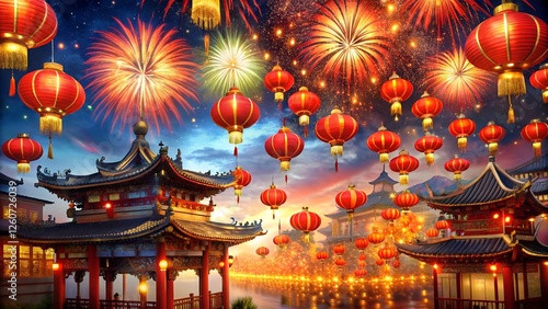 Chinese New Year. Chinese national holiday.